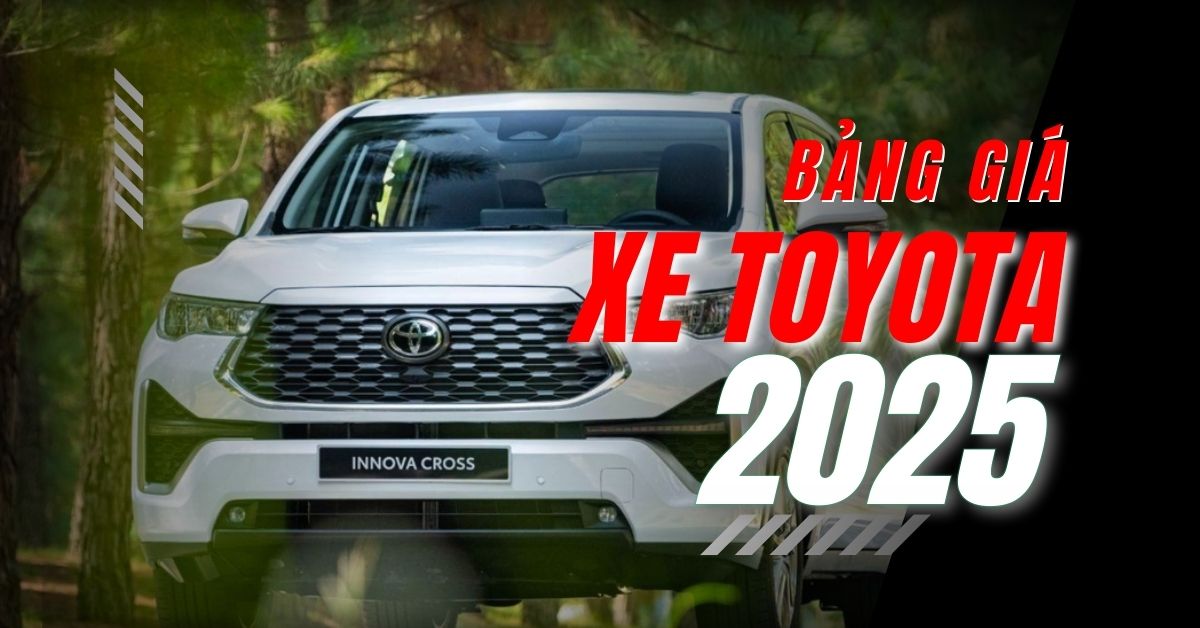 giá xe toyota 2025